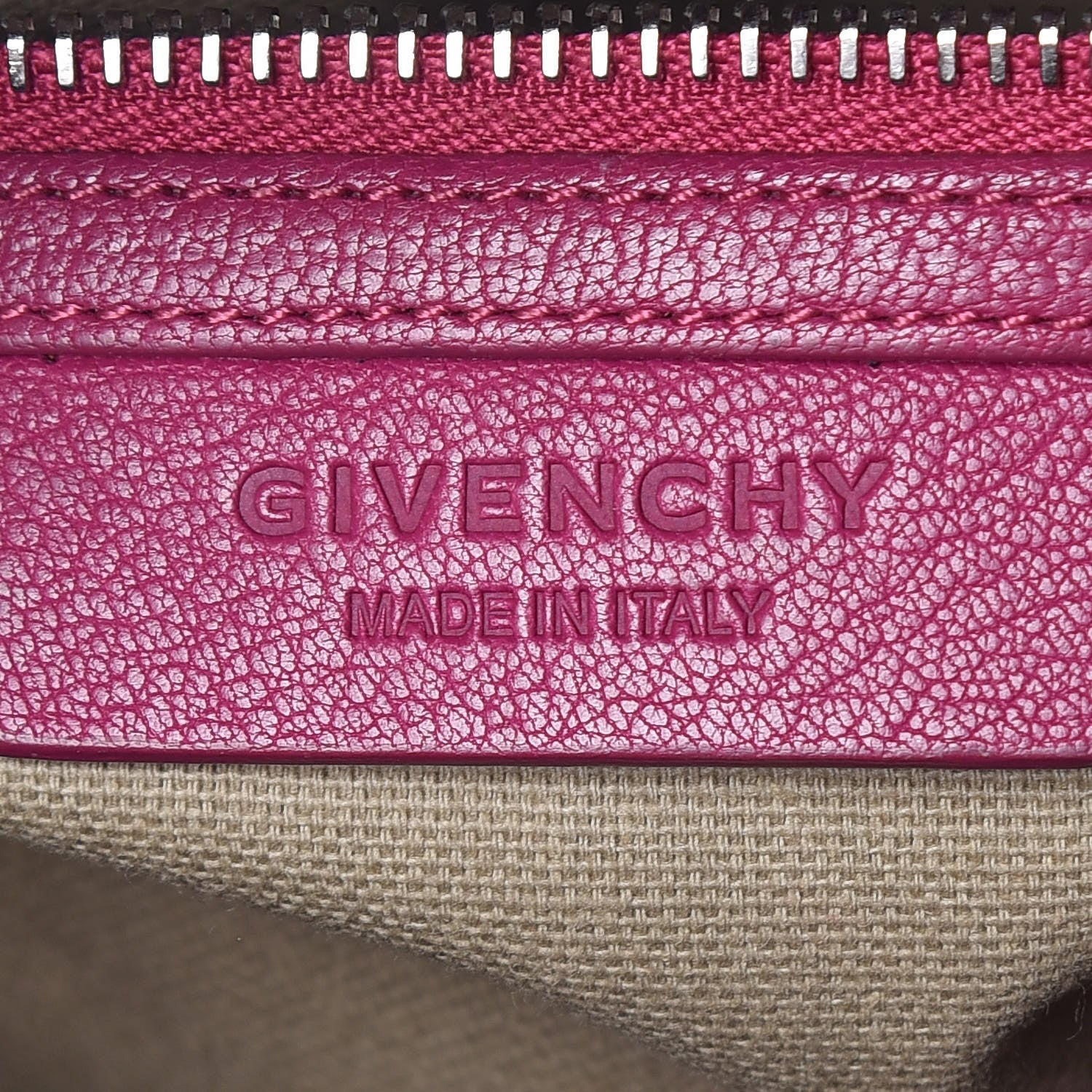 Givenchy Sugar Goatskin Mini Antigona Magenta 6 of 10