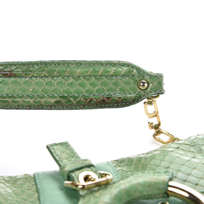 Dolce & Gabbana Snakeskin Small Shoulder Bag Green 9 of 10