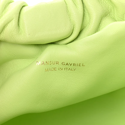 Mansur Gavriel Lambskin Mini Cloud Clutch Mint 6 of 9