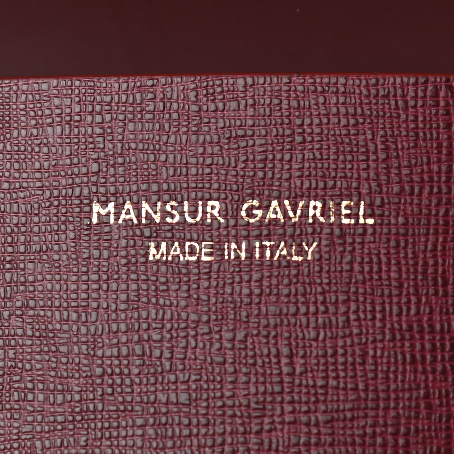 Mansur Gavriel Saffiano Small Shopping Tote Claret 6 of 9