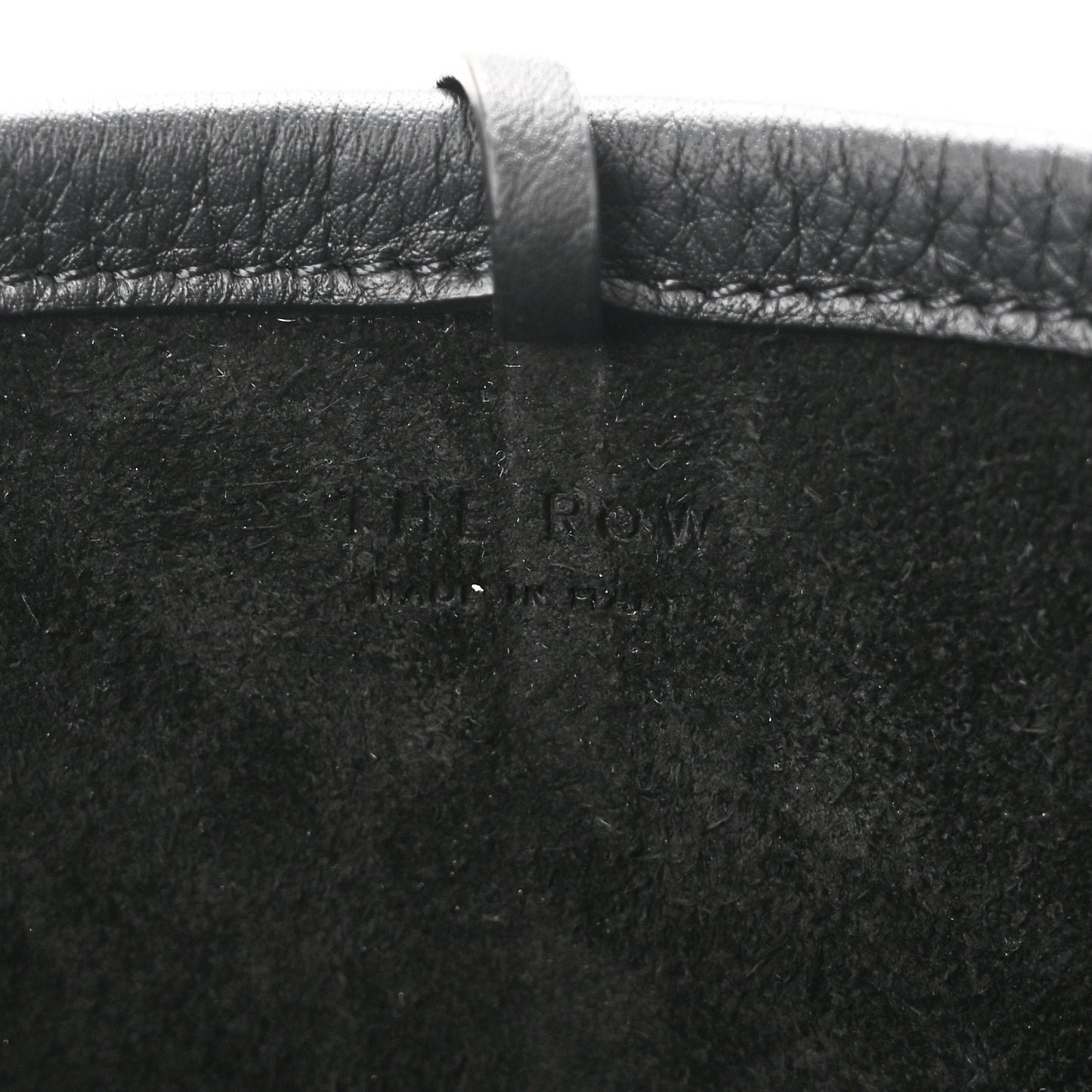 Grained Calfskin Small N/S Park Tote Black