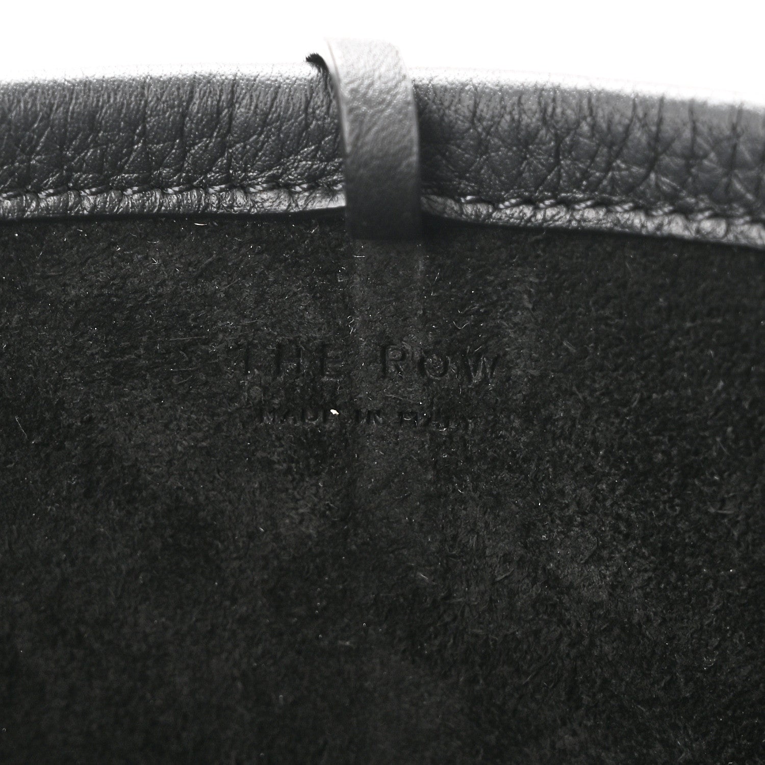The Row Grained Calfskin Small N/S Park Tote Black 6 of 9