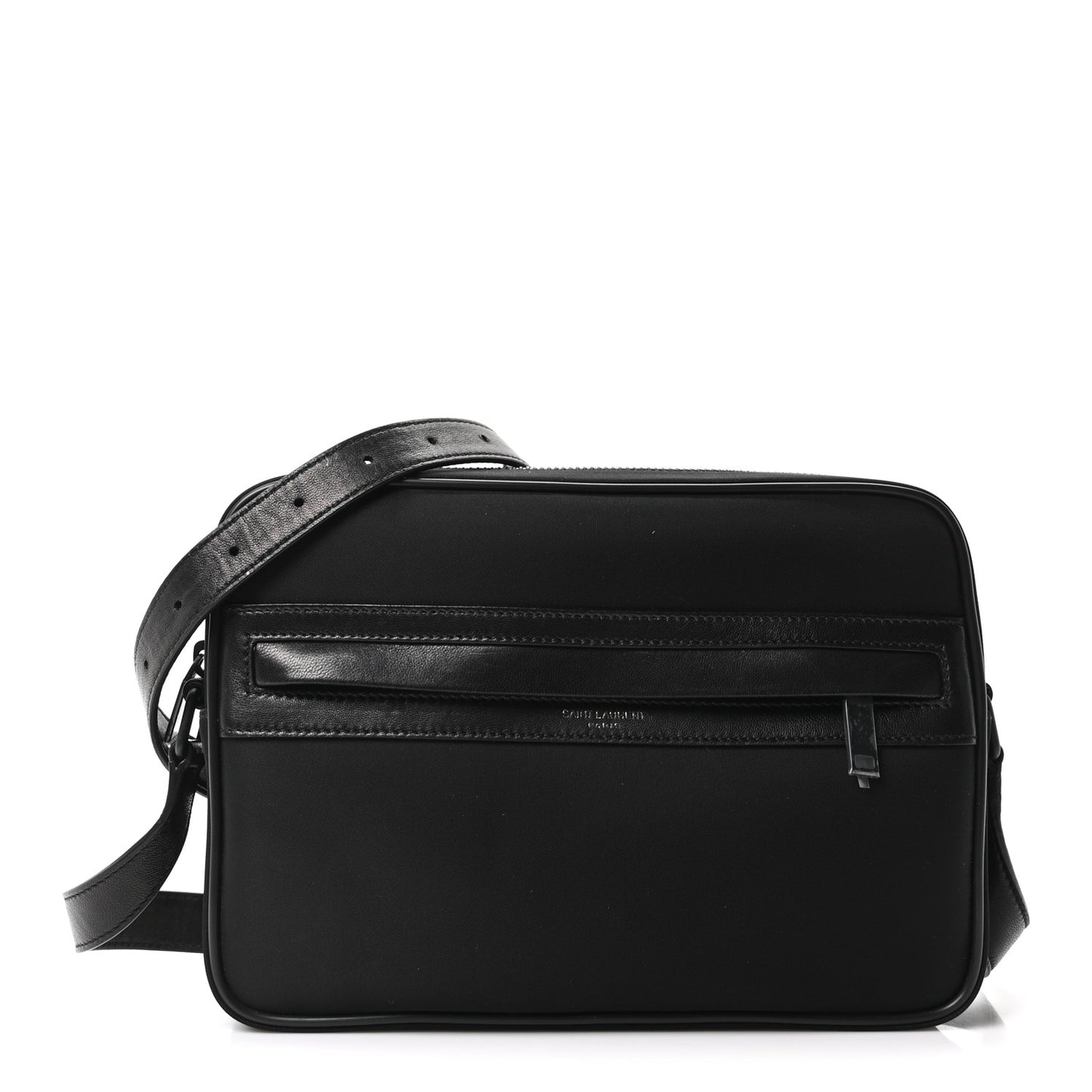 Lambskin Nylon Camp Camera Bag Black