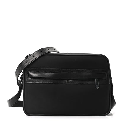 Saint Laurent Lambskin Nylon Camp Camera Bag Black 1 of 11