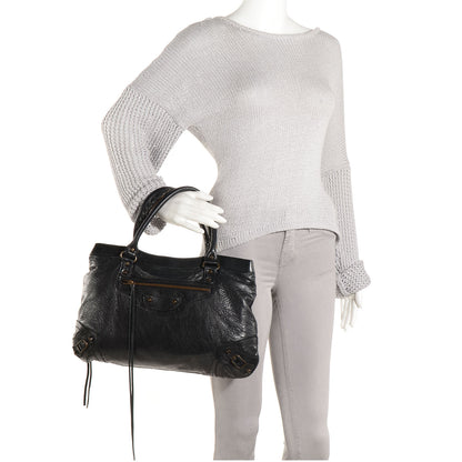 Balenciaga Chevre Classic Hardware Purse Black 2 of 11