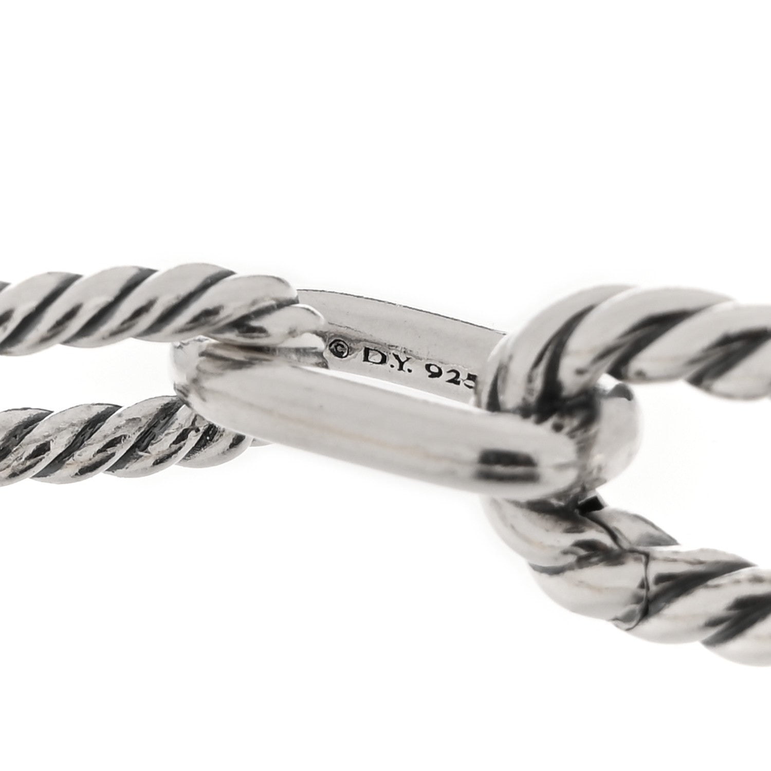 David Yurman Sterling Silver 18K Yellow Gold 8.5mm Madison Chain Bracelet 3 of 3