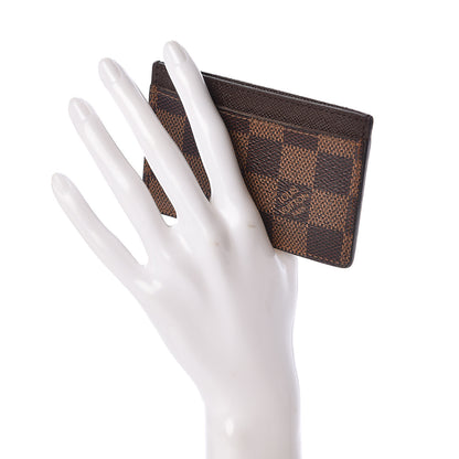 Louis Vuitton Damier Ebene Card Holder 2 of 6