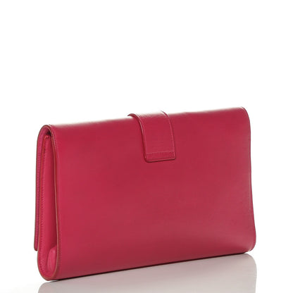 Saint Laurent Calfskin Classic Y Ligne Clutch Fuchsia 3 of 7
