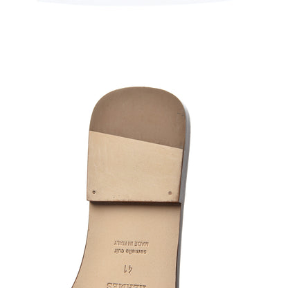 Hermes Box Calfskin Oran Sandals 41 Gold 12 of 13