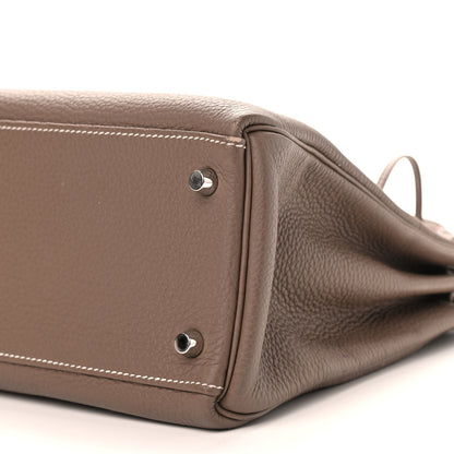 Hermes Togo Kelly Retourne 32 Etoupe 15 of 15