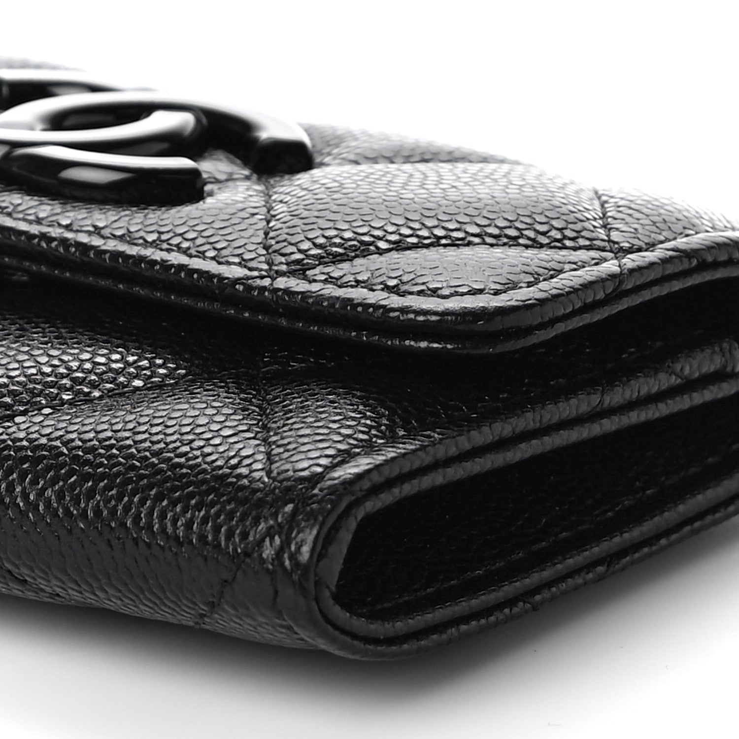 Chanel Caviar Quilted My Everything Flap Card Holder Black 10 of 10