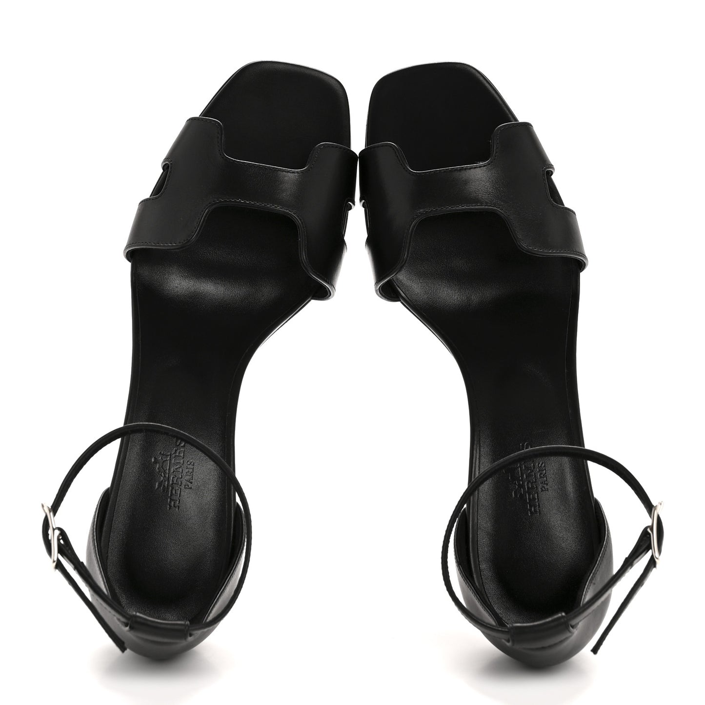 Calfskin Joy 70 Sandals 38.5 Black