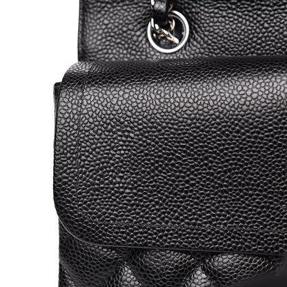 Chanel Caviar Quilted Medium Double Flap Black 11 of 13