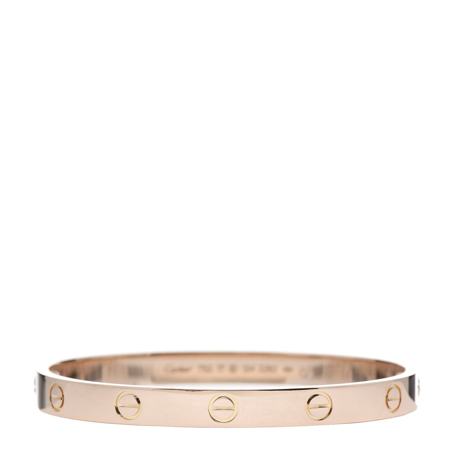 18K Pink Gold LOVE Bracelet 17