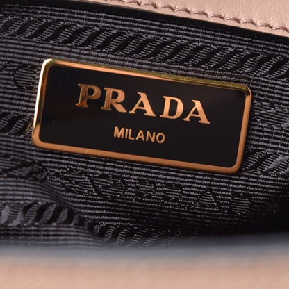 Prada Saffiano Soft Calfskin Small Zippered Tote Cipria 6 of 8