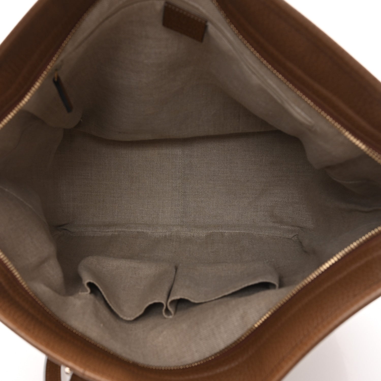 Gucci Monogram Medium Bree Zippered Tote Beige Tabacco 5 of 11