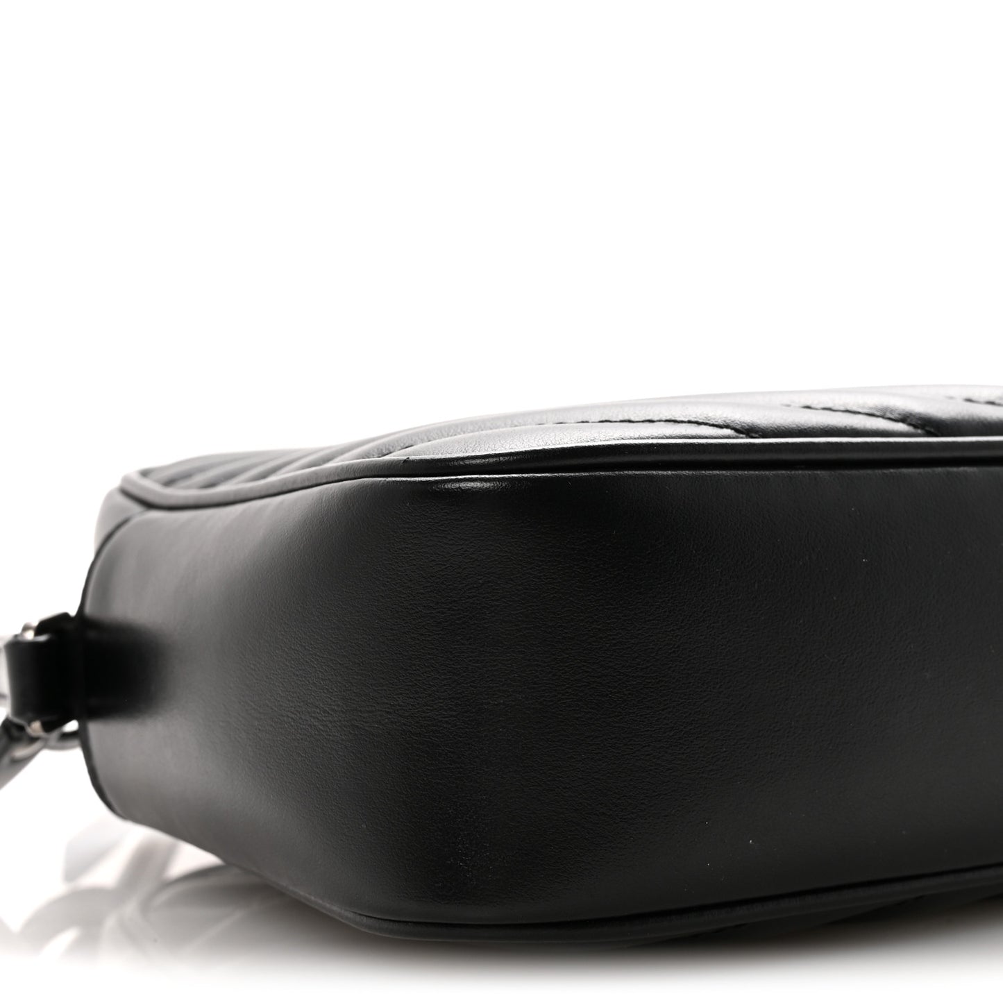 Calfskin Matelasse Monogram Lou Camera Bag Black