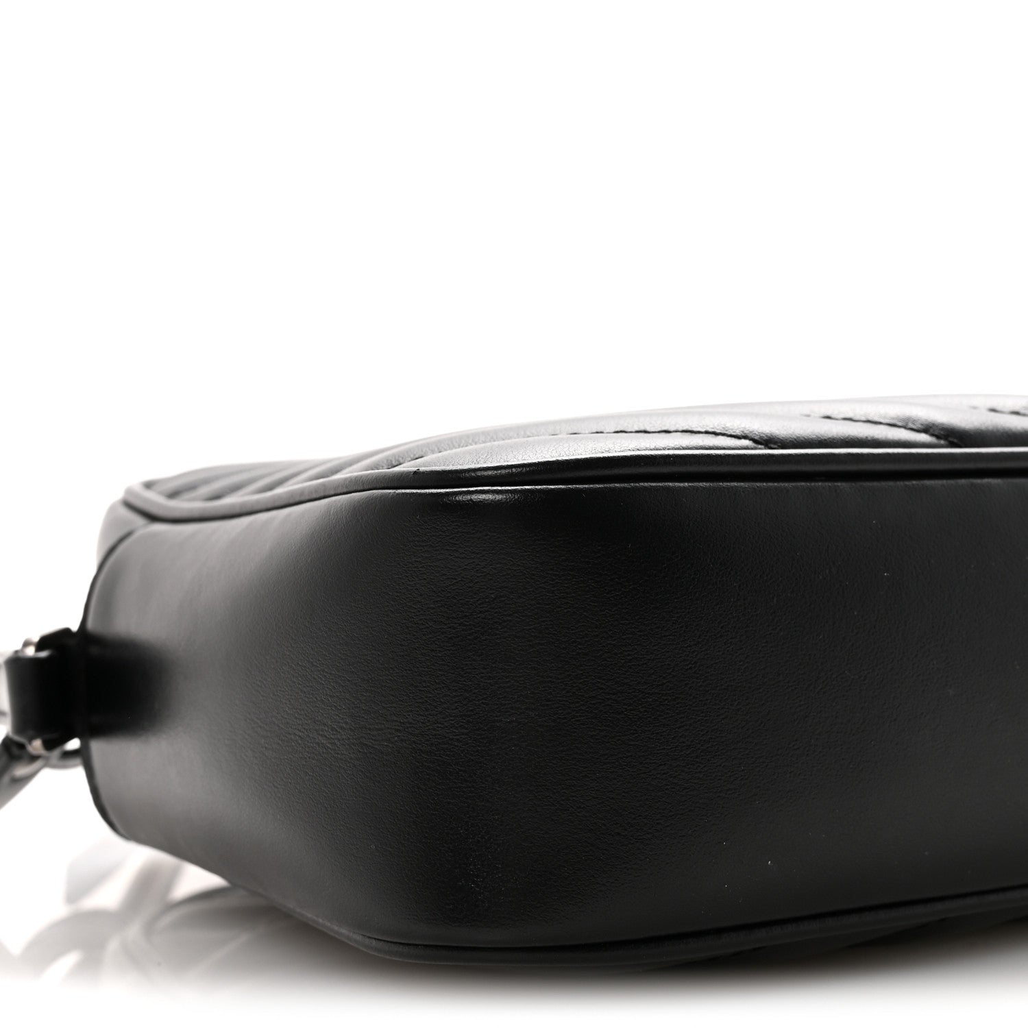 Saint Laurent Calfskin Matelasse Monogram Lou Camera Bag Black 8 of 9