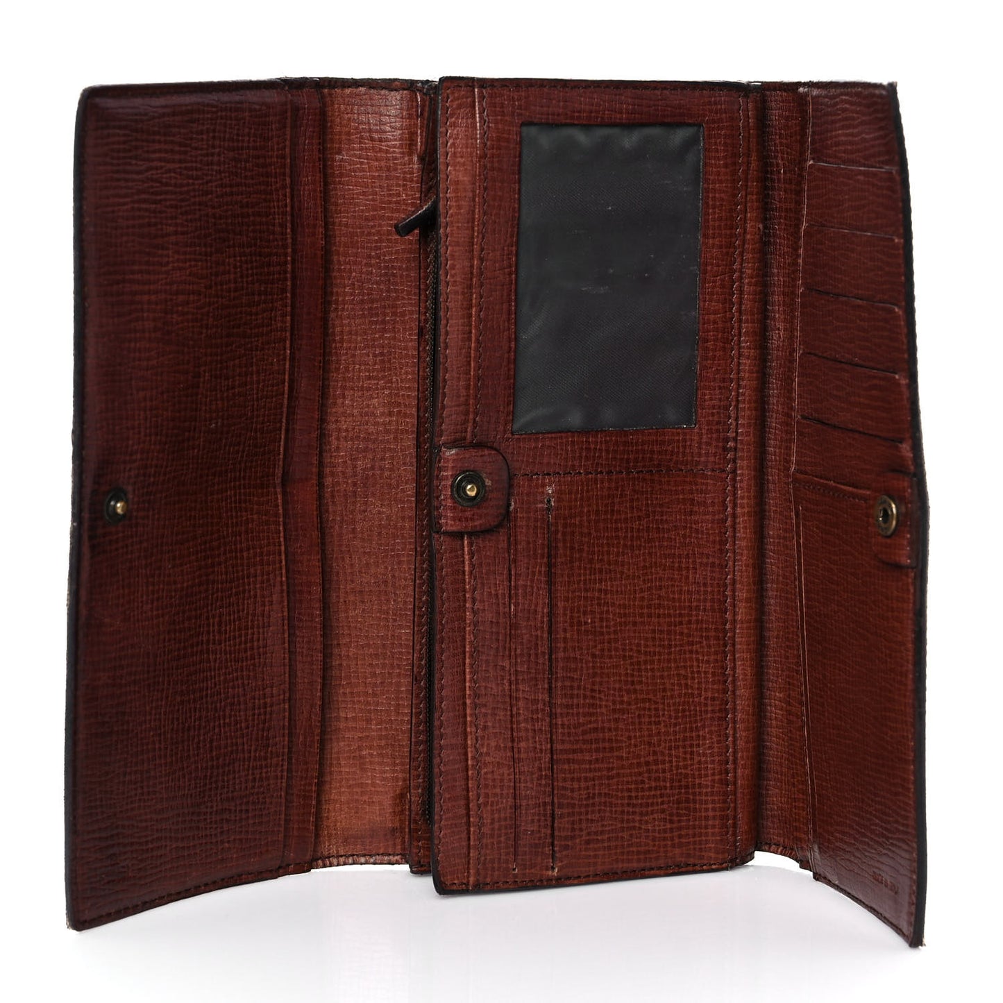 Zucca Spalmati Continental Wallet Tobacco Cioccolato