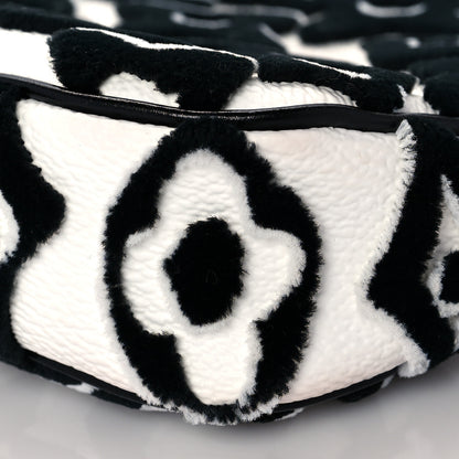 Louis Vuitton X UF Tufted Monogram Pochette Accessories White Black 9 of 9
