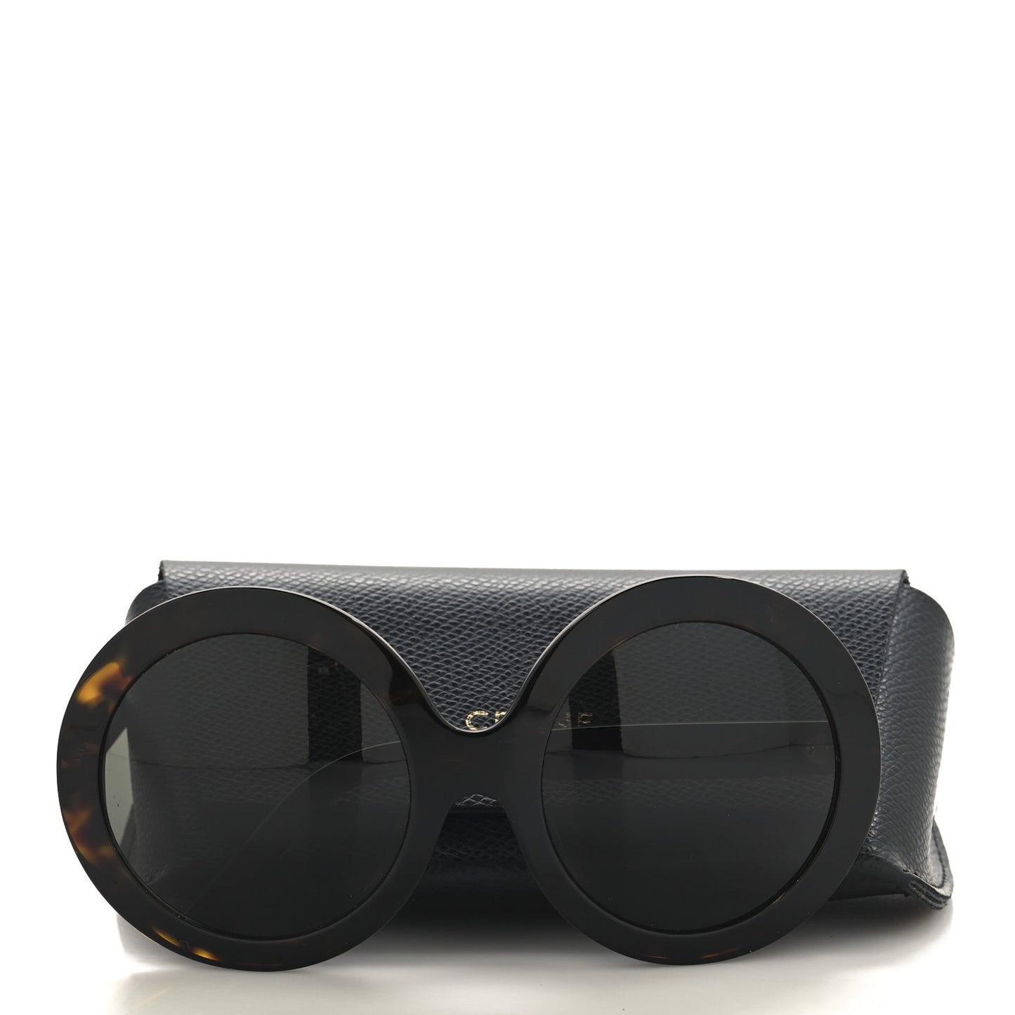 Round Sunglasses CL 40081U Tortoise