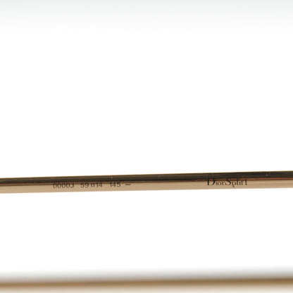 Christian Dior Split 1 Aviator Sunglasses Rose Gold 4 of 4