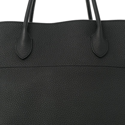 The Row Grained Calfskin Soft Margaux 17 Black 7 of 9