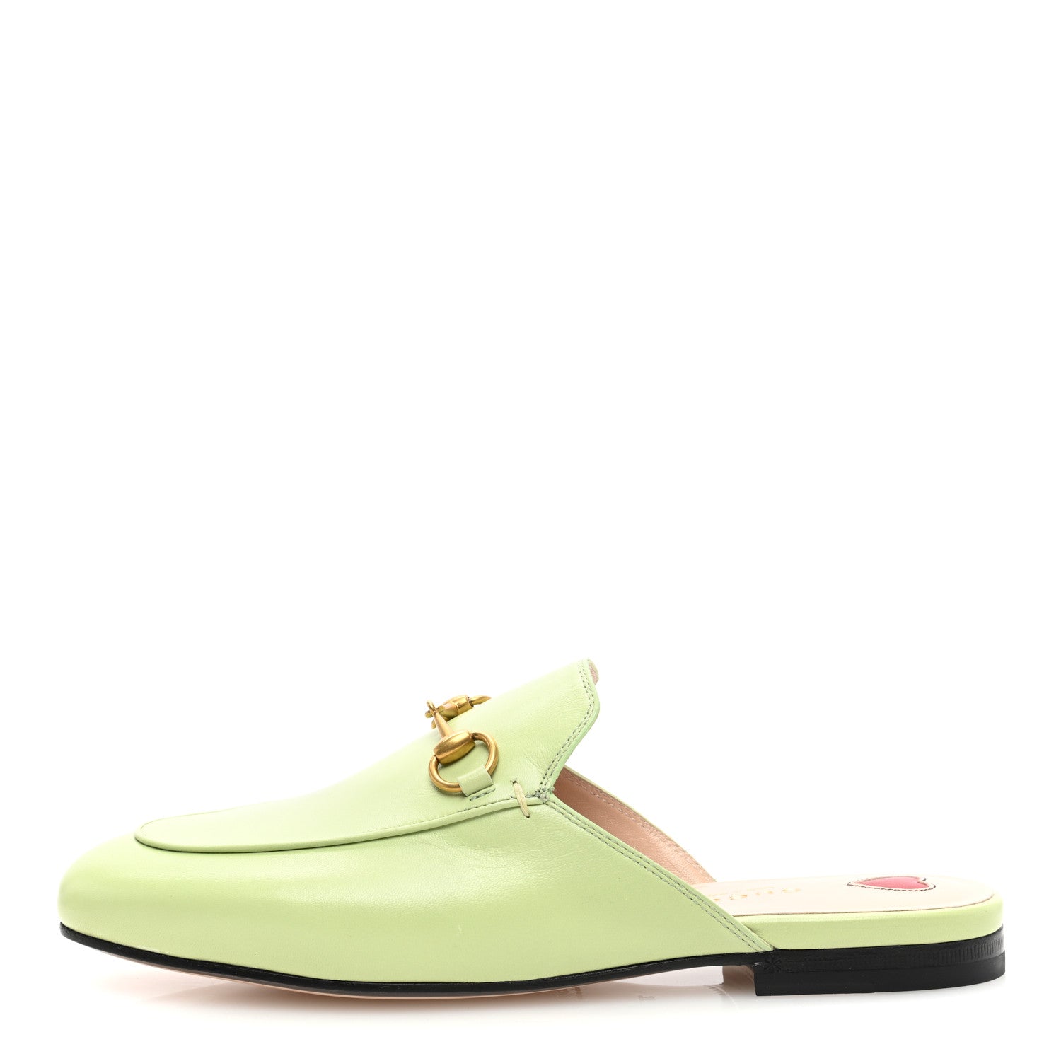 Gucci Malaga Kid Womens Princetown Slippers 37 Pistachio Green 1 of 6