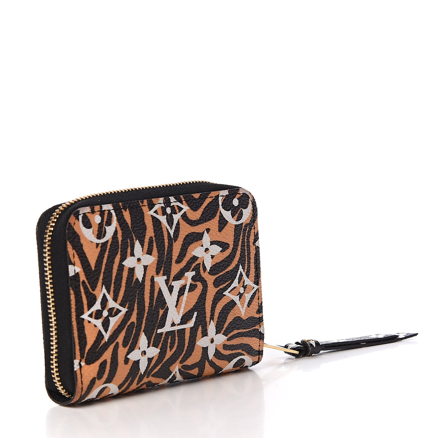 Monogram Giant Jungle Zippy Coin Purse Black