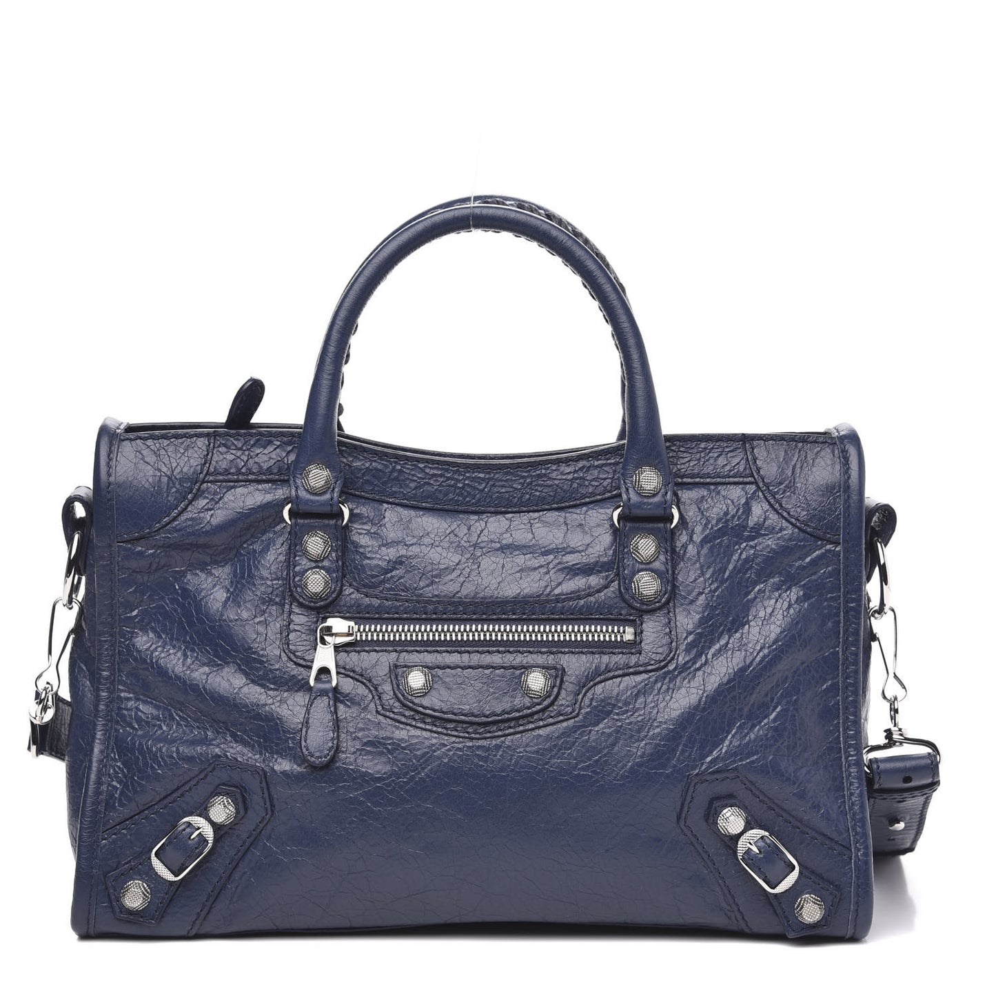 Agneau Giant 12 Silver Hardware S City Bleu Roi