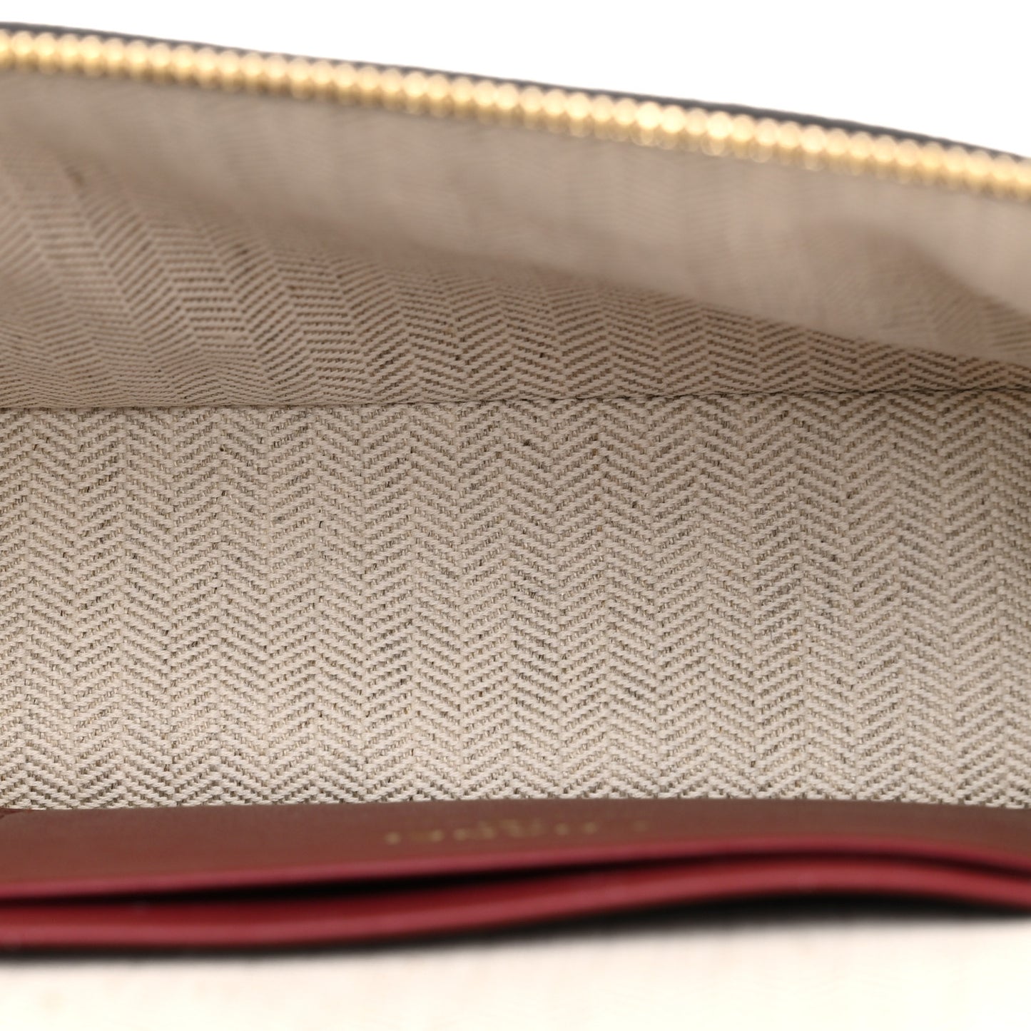 Suede Calfskin Top Handle Trapeze Small Vanity Case With Chain Dark Brown