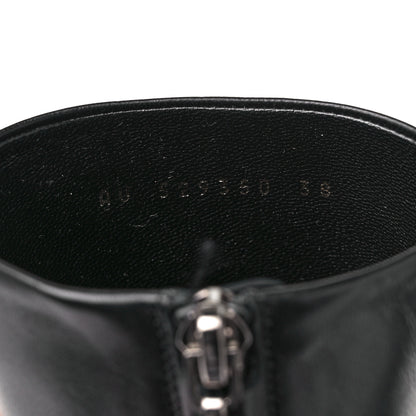 Saint Laurent Nappa Vendome Loulou Ankle Zip Boot 38 Black 7 of 9