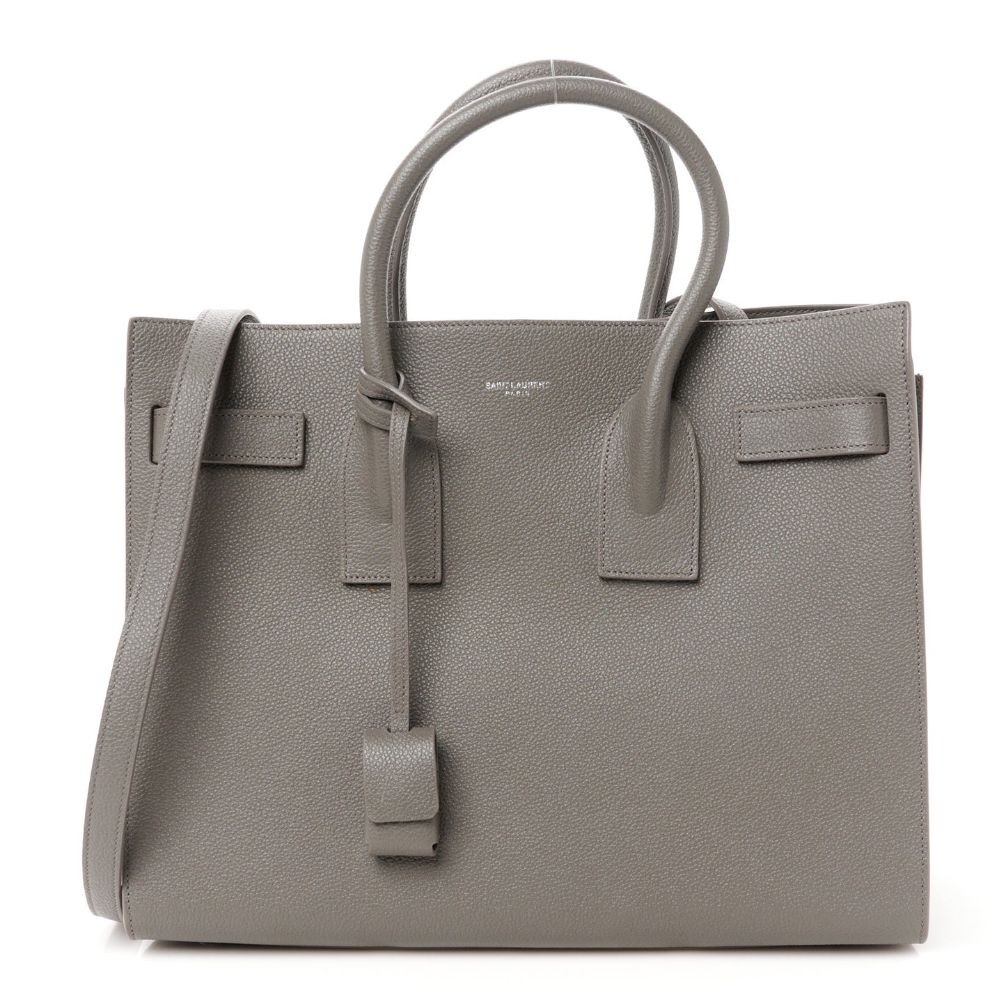 Grained Calfskin Small Sac De Jour Fog