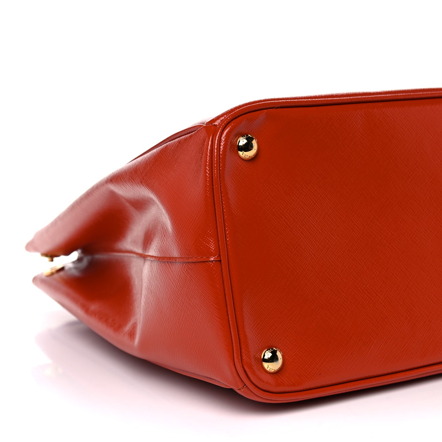 Saffiano Vernice Parabole Tote Arancio