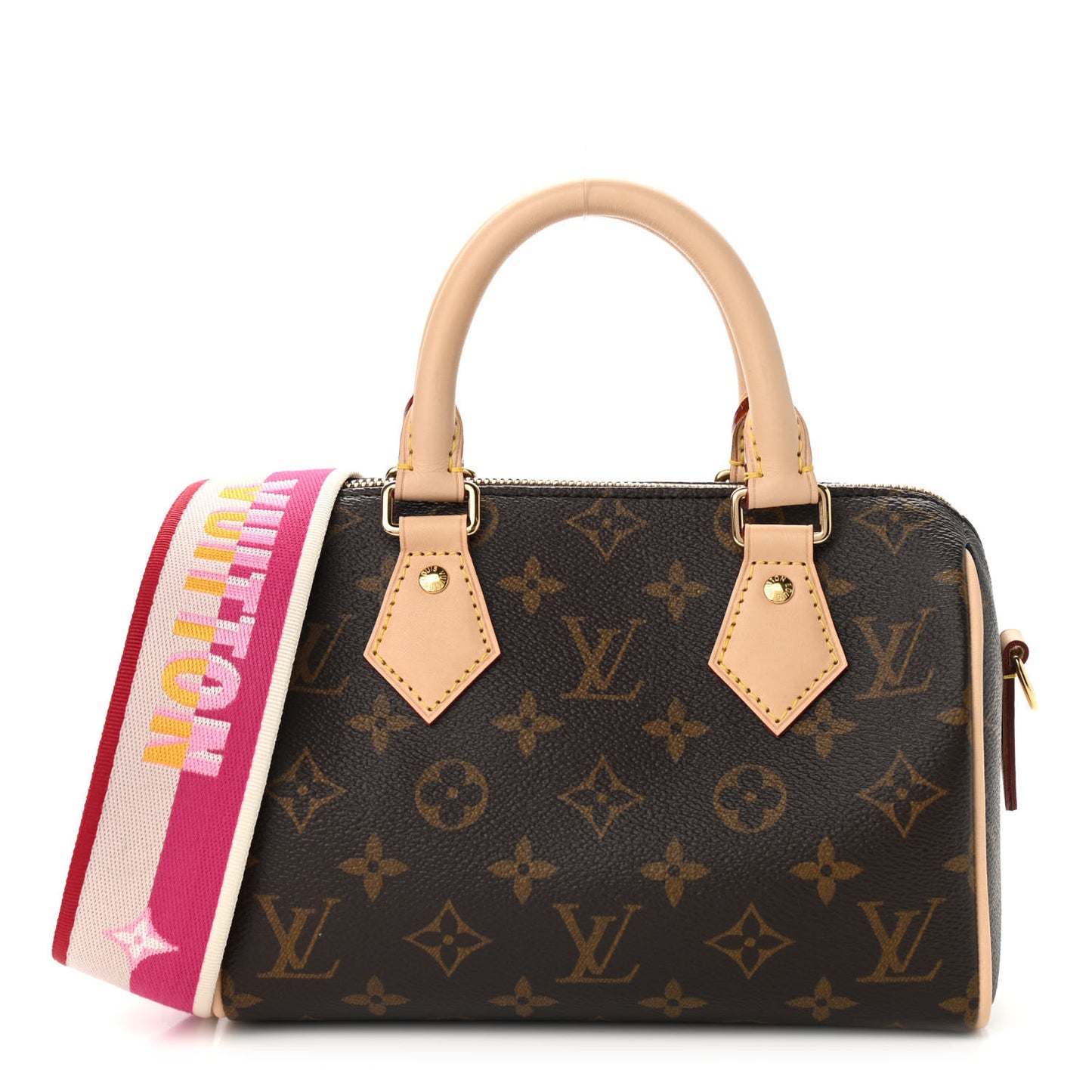 Monogram Speedy Bandouliere 20 Fuchsia