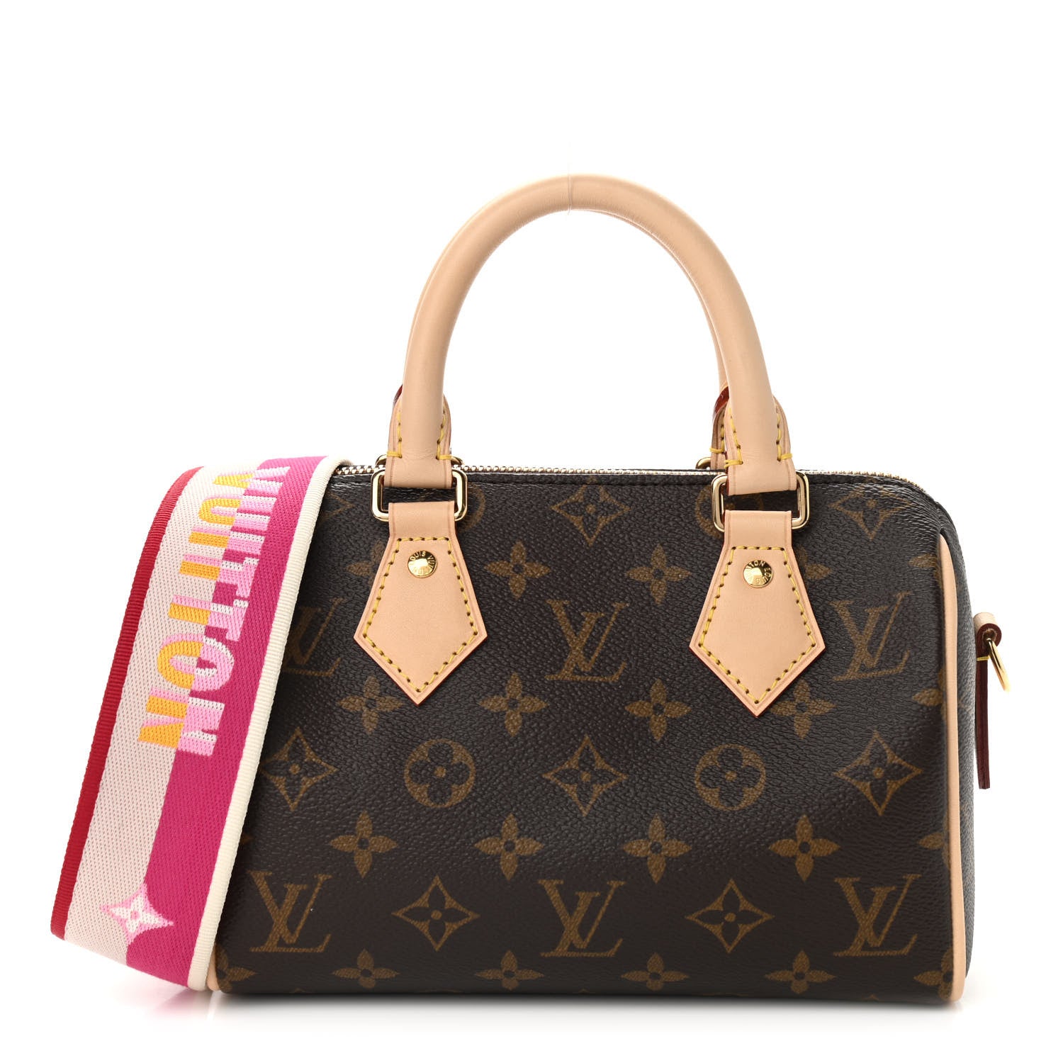 Louis Vuitton Monogram Speedy Bandouliere 20 Fuchsia 1 of 8