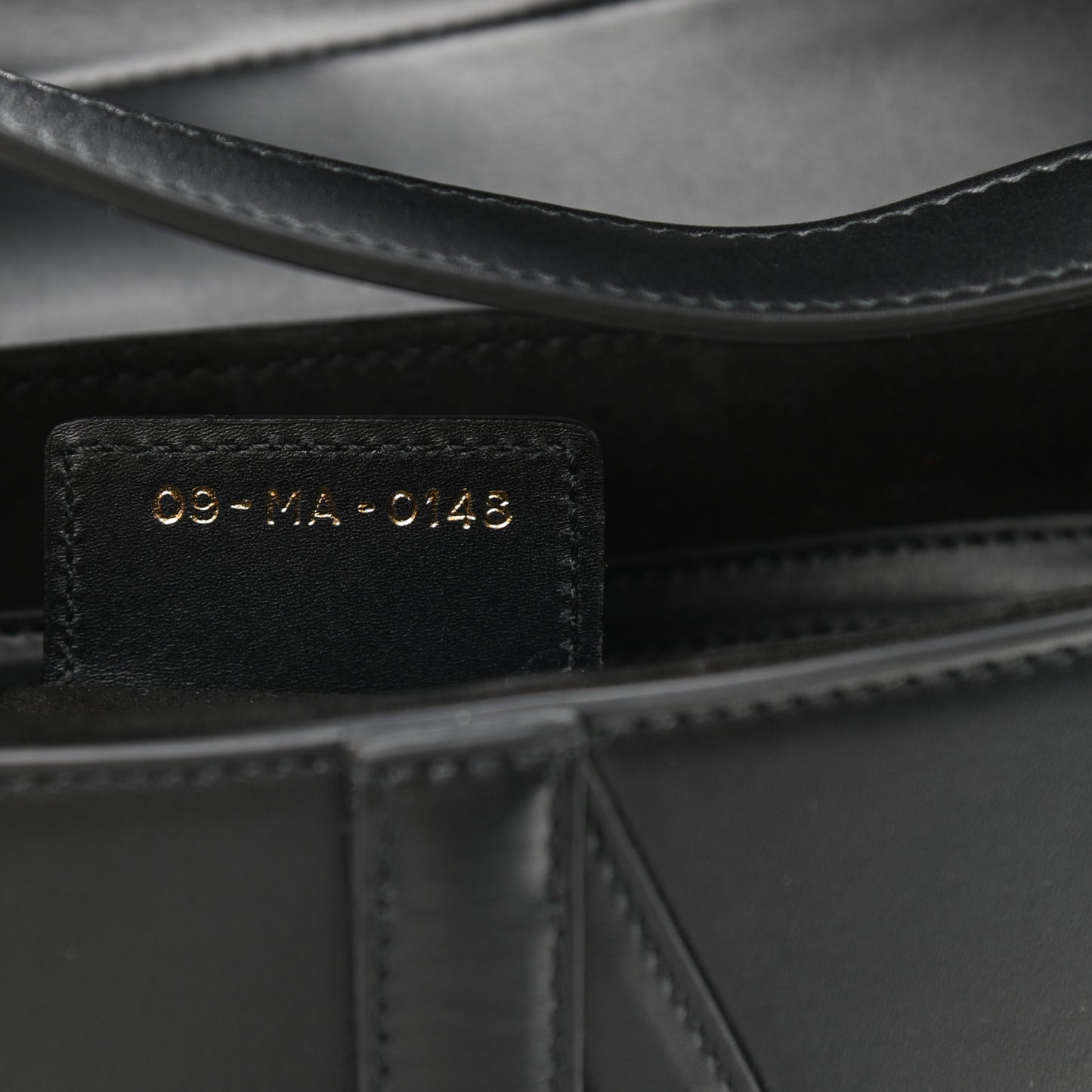 Calfskin Saddle Bag Black