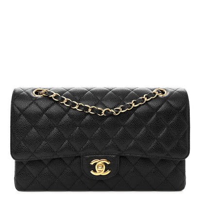 Chanel Caviar Quilted Medium Double Flap Black 1 of 10