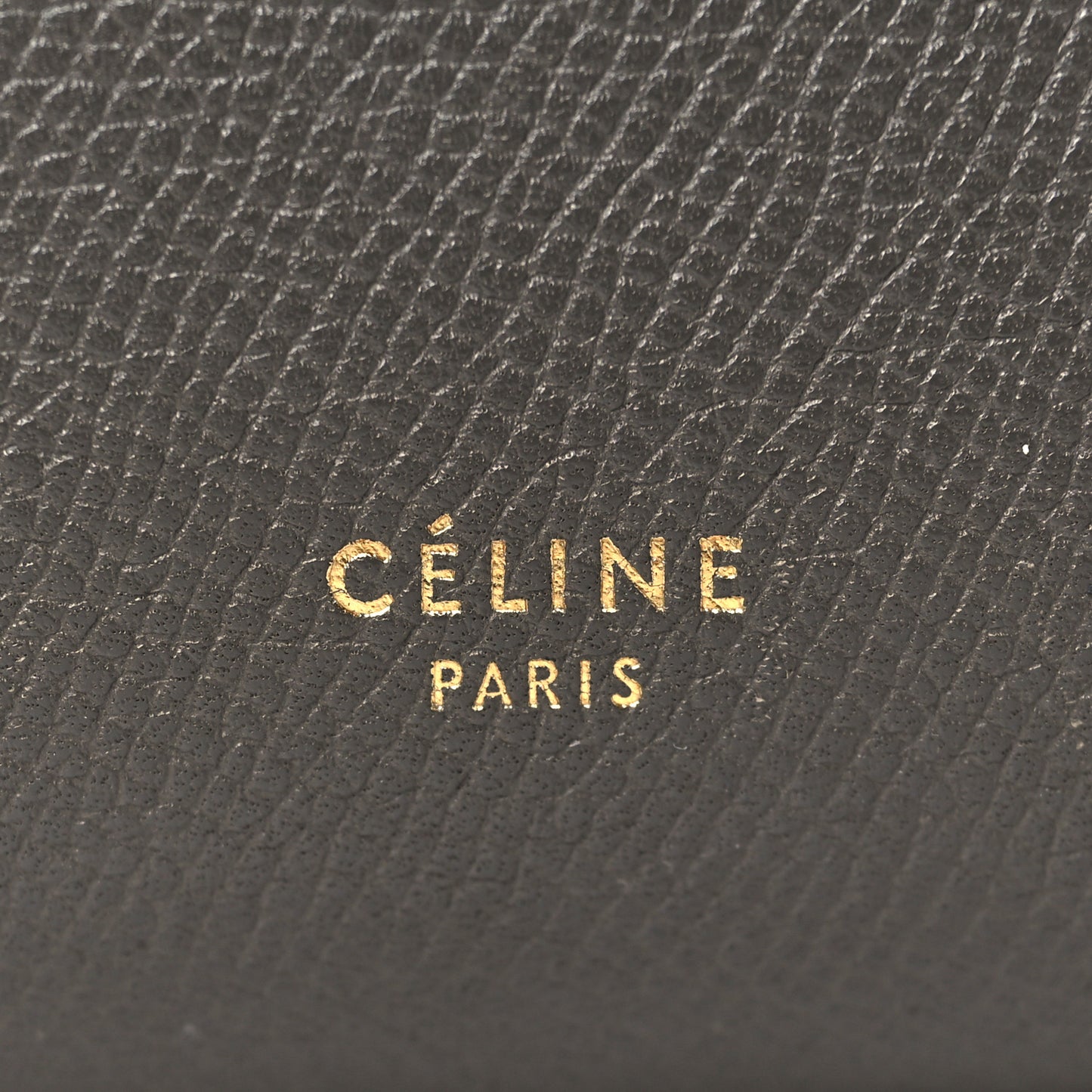 Baby Grained Calfskin Micro Belt Bag Grey