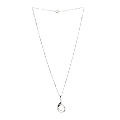 Mikimoto Sterling Silver Akoya Pearl 6mm Pendant Necklace 3 of 5