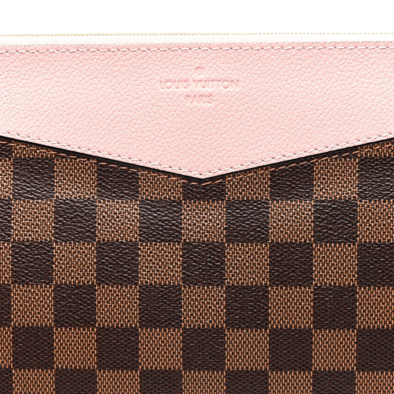 Louis Vuitton Damier Ebene Daily Pouch Rose Poudre 7 of 7