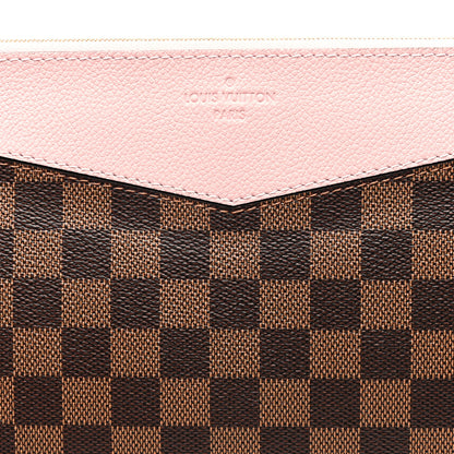 Louis Vuitton Damier Ebene Daily Pouch Rose Poudre 7 of 7