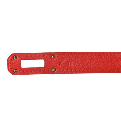 Hermes Chevre Mysore Kelly Longue Wallet Rouge Tomate 8 of 9