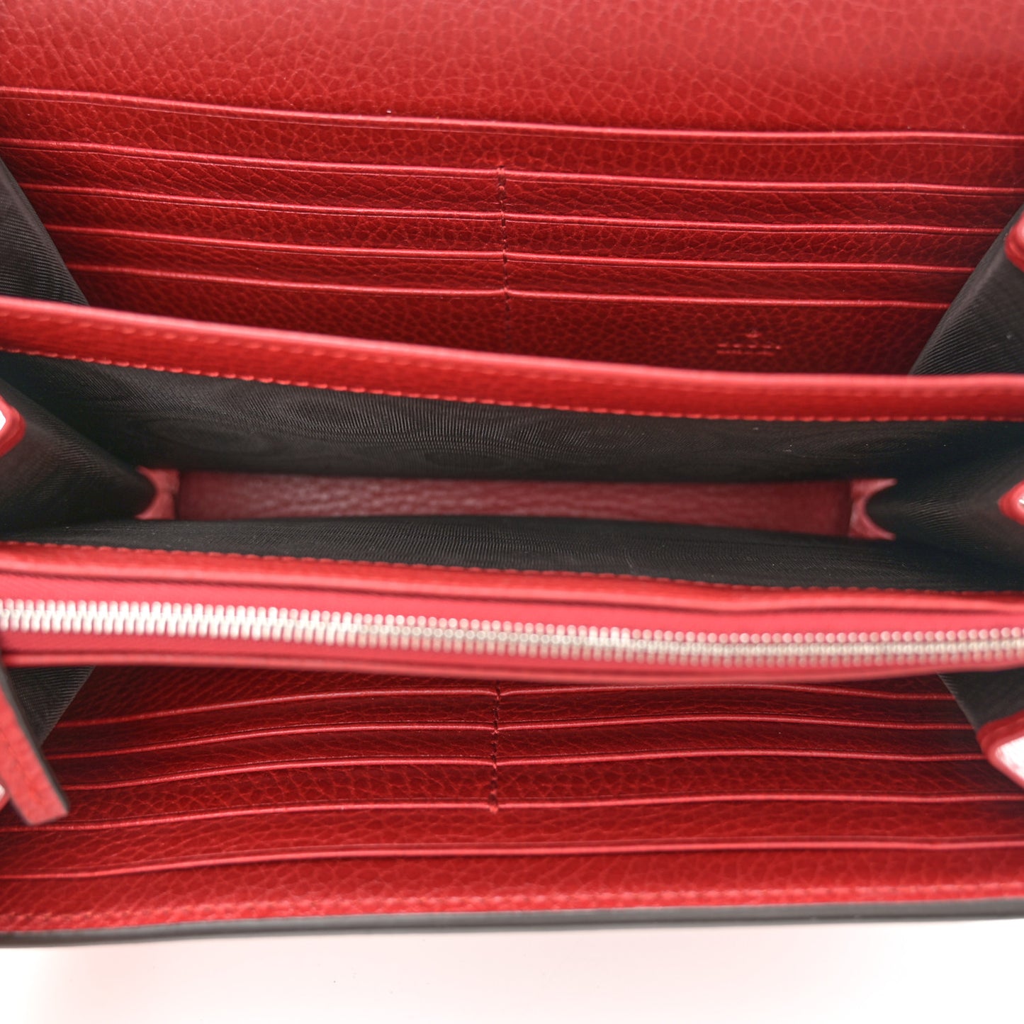 Calfskin Mini Dionysus Chain Wallet Hibiscus Red