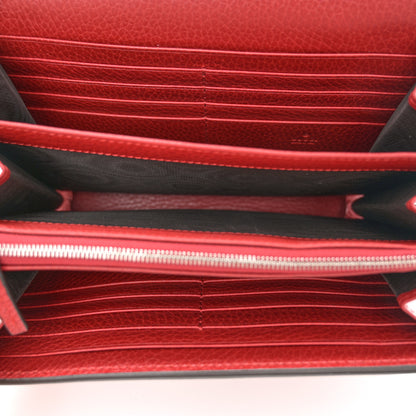 Gucci Calfskin Mini Dionysus Chain Wallet Hibiscus Red 5 of 11