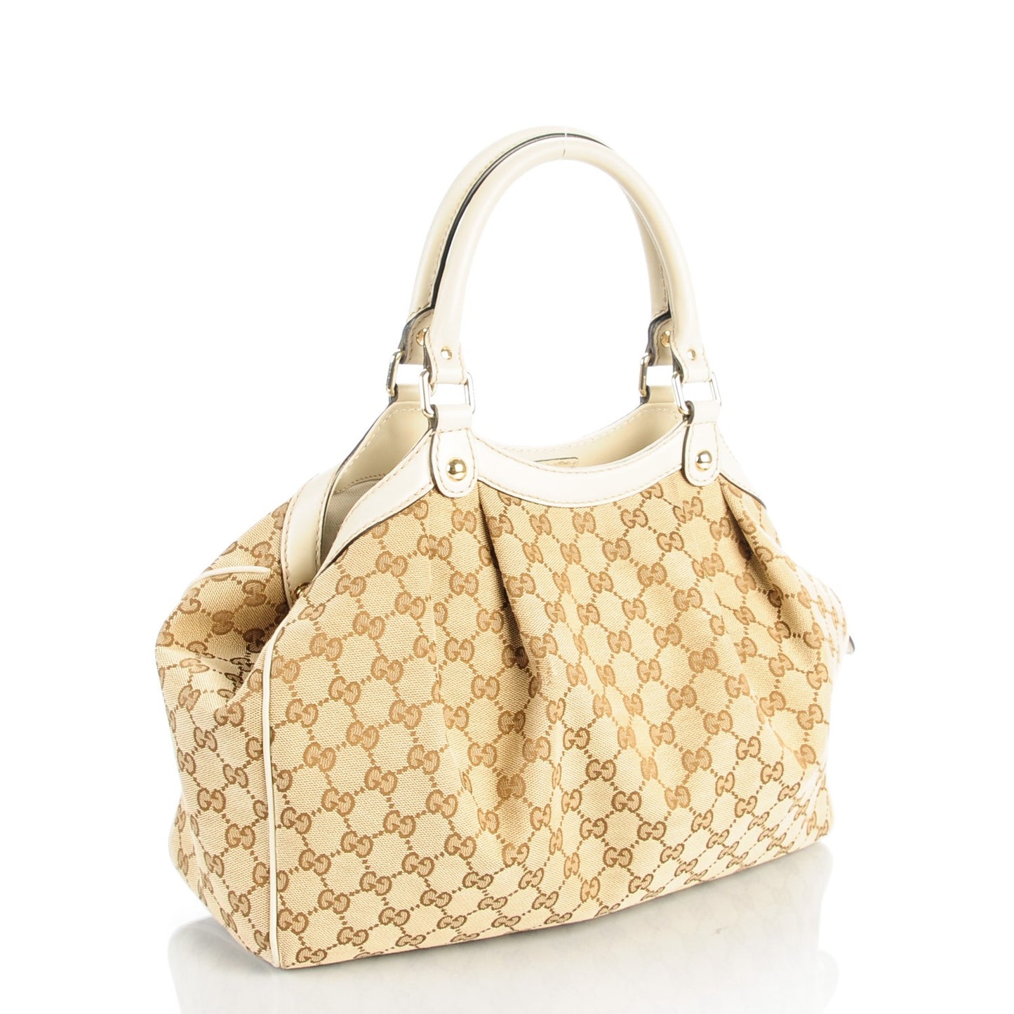 Monogram Medium Sukey Tote Off White