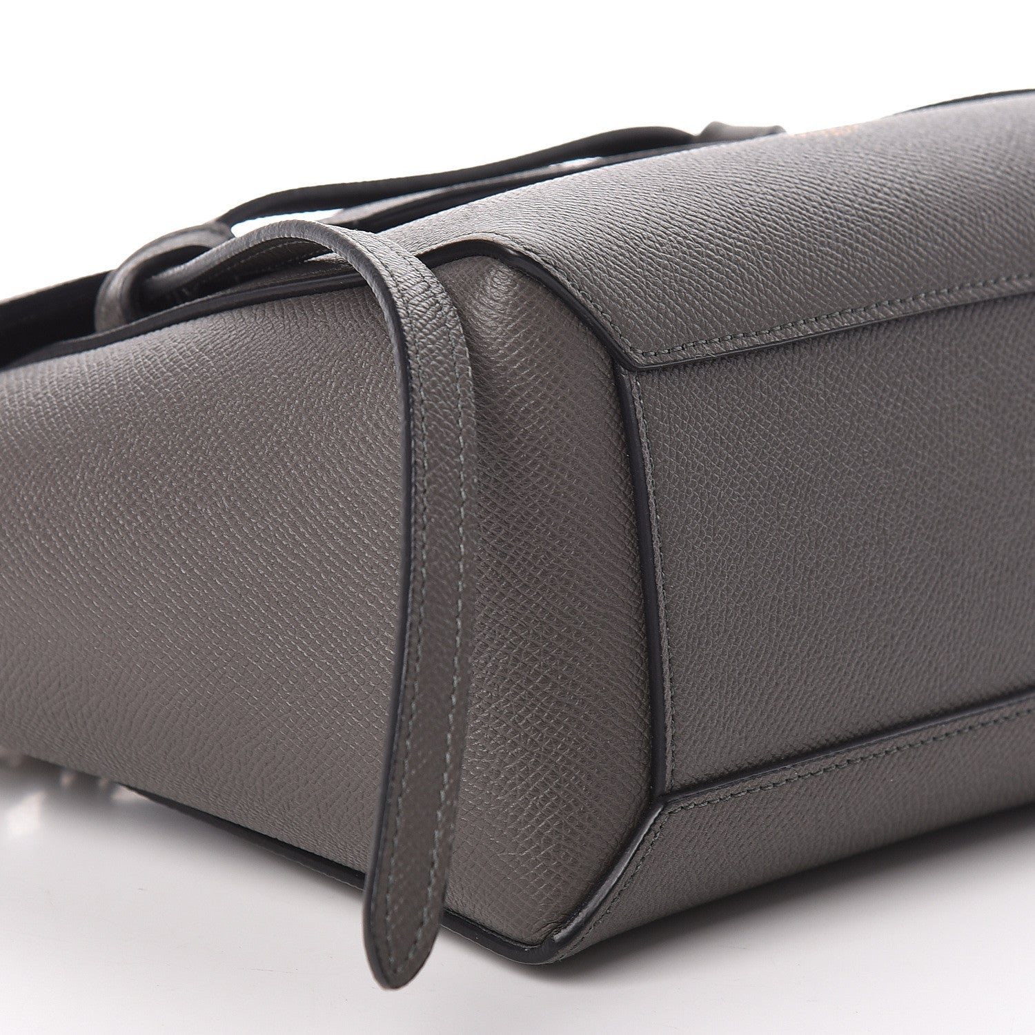 Celine Grained Calfskin Nano Belt Bag Grey 8 of 9
