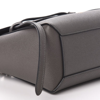Celine Grained Calfskin Nano Belt Bag Grey 8 of 9