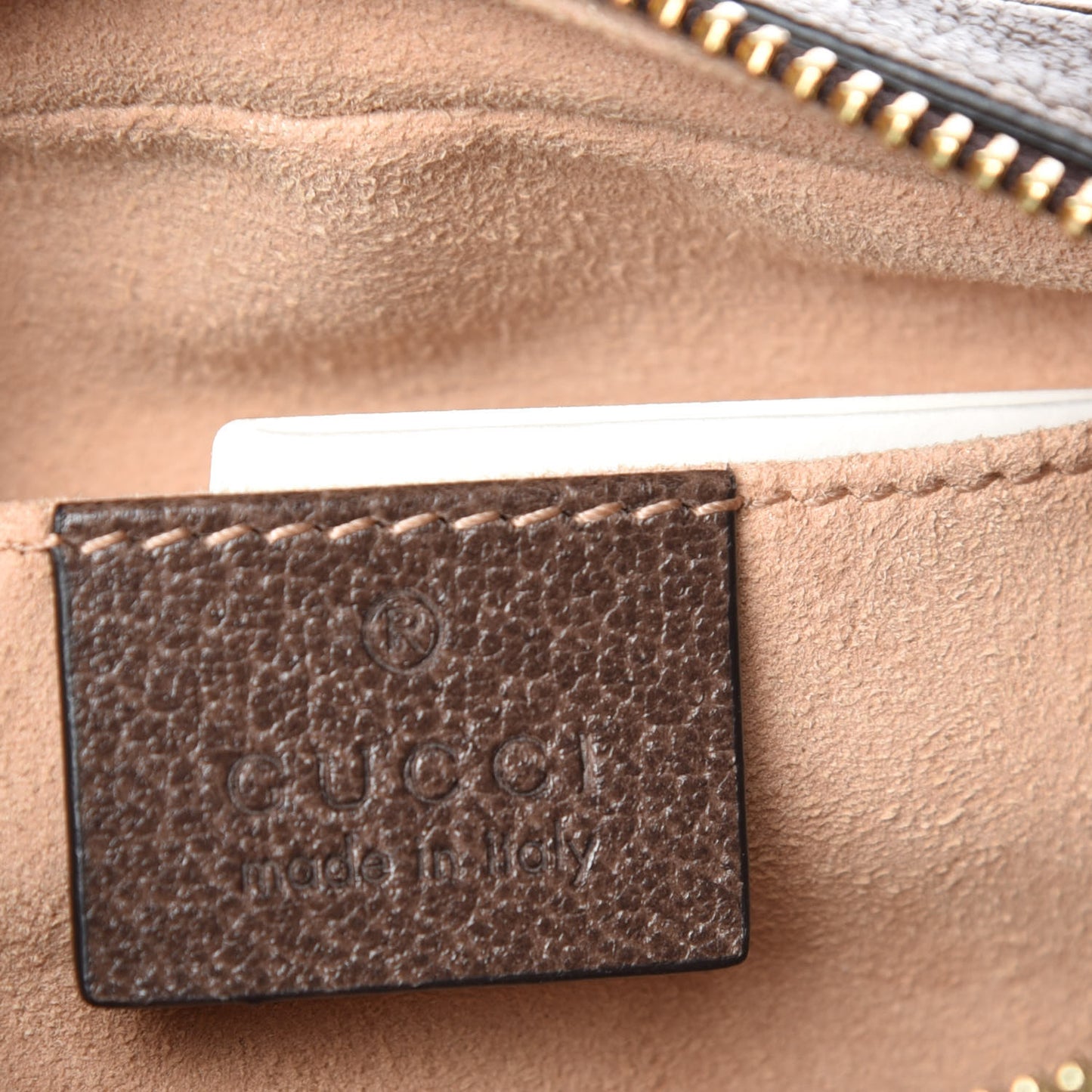 GG Supreme Monogram Web Mini Ophidia Shoulder Bag Brown