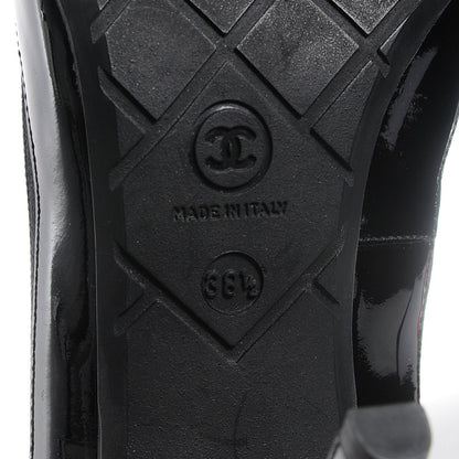 Chanel Patent Sock Boots 38.5 Black 6 of 6